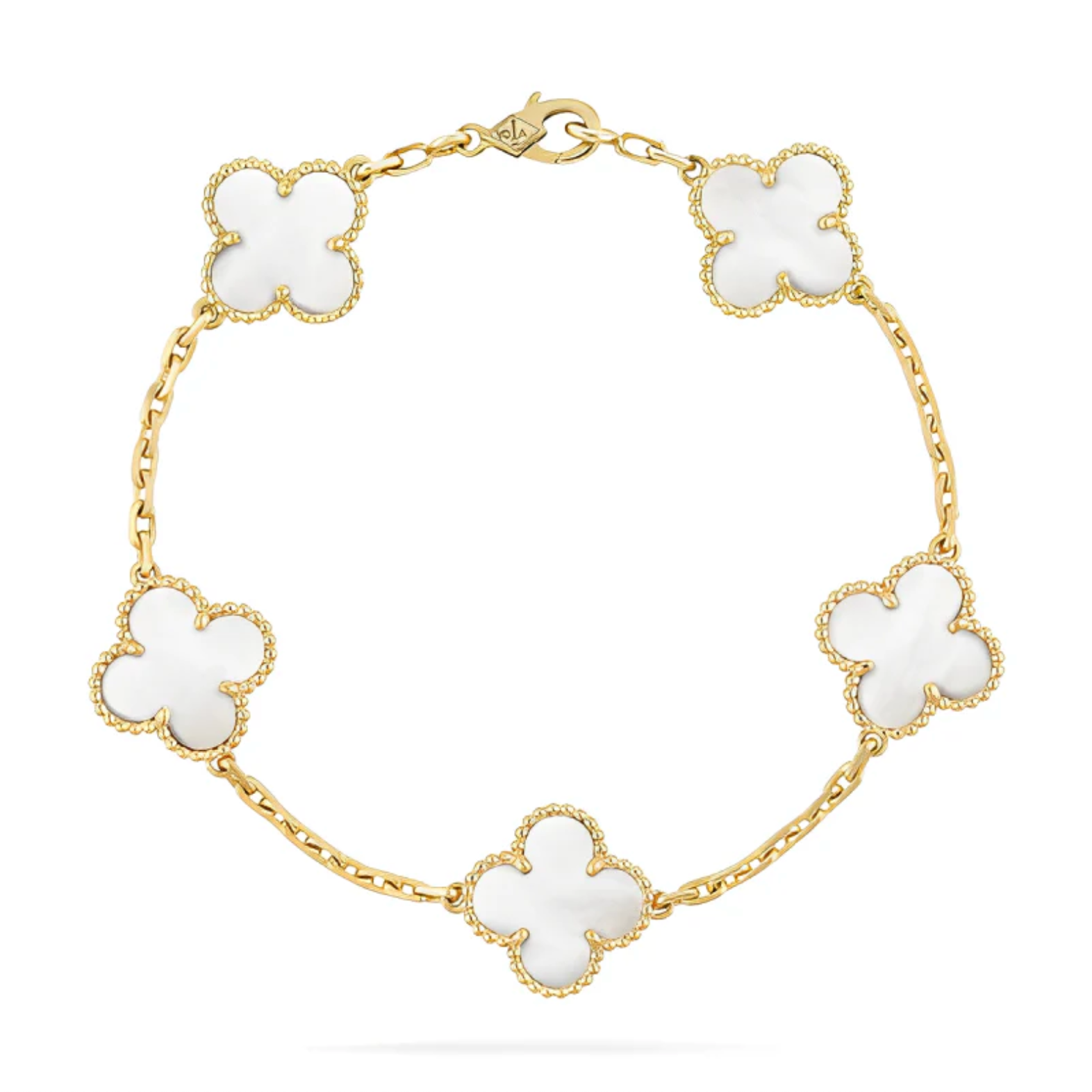 Pulseira Trevo + Colar de Brinde - Banhado a Ouro 18k