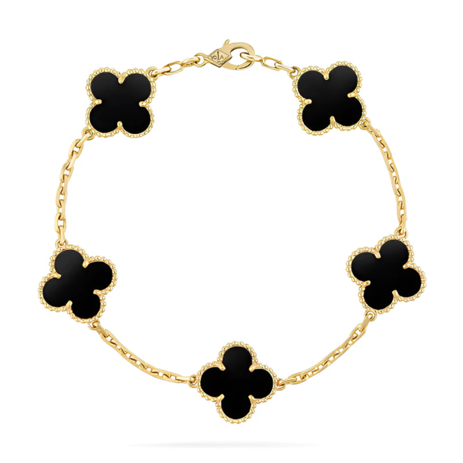 Pulseira Trevo + Colar de Brinde - Banhado a Ouro 18k