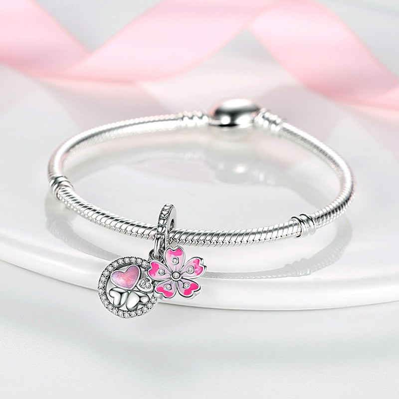 Berloque Pink Flower