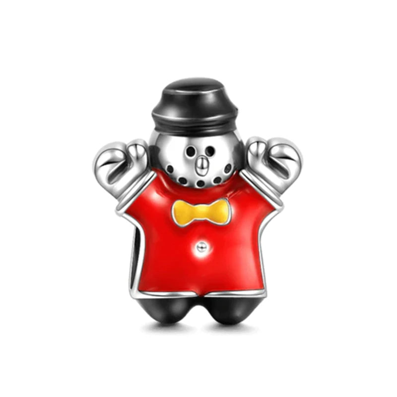 Berloque Christmas Snowman Doll